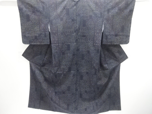 Japanese Kimono / Tsumugi Omeshi Silk